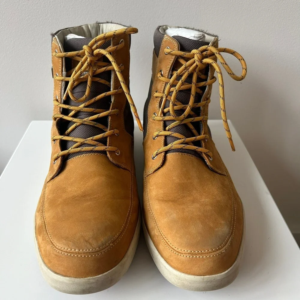 Helly Hansen‎ Waterproof Boots Stockholm Winter 11 Wheat Bungee Cord High Top